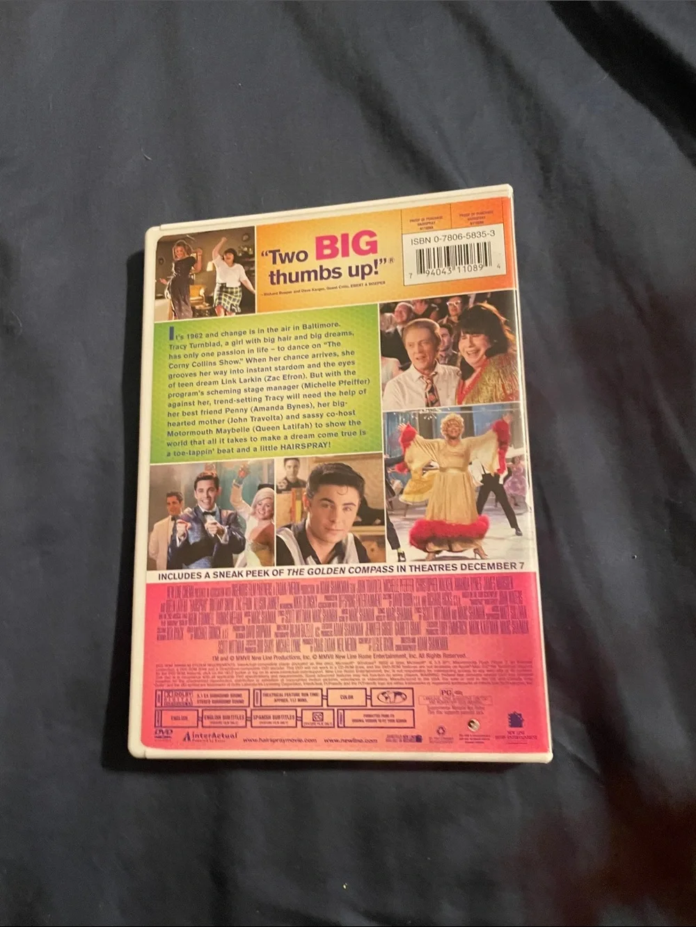 Hairspray DVD — White Cover Edition